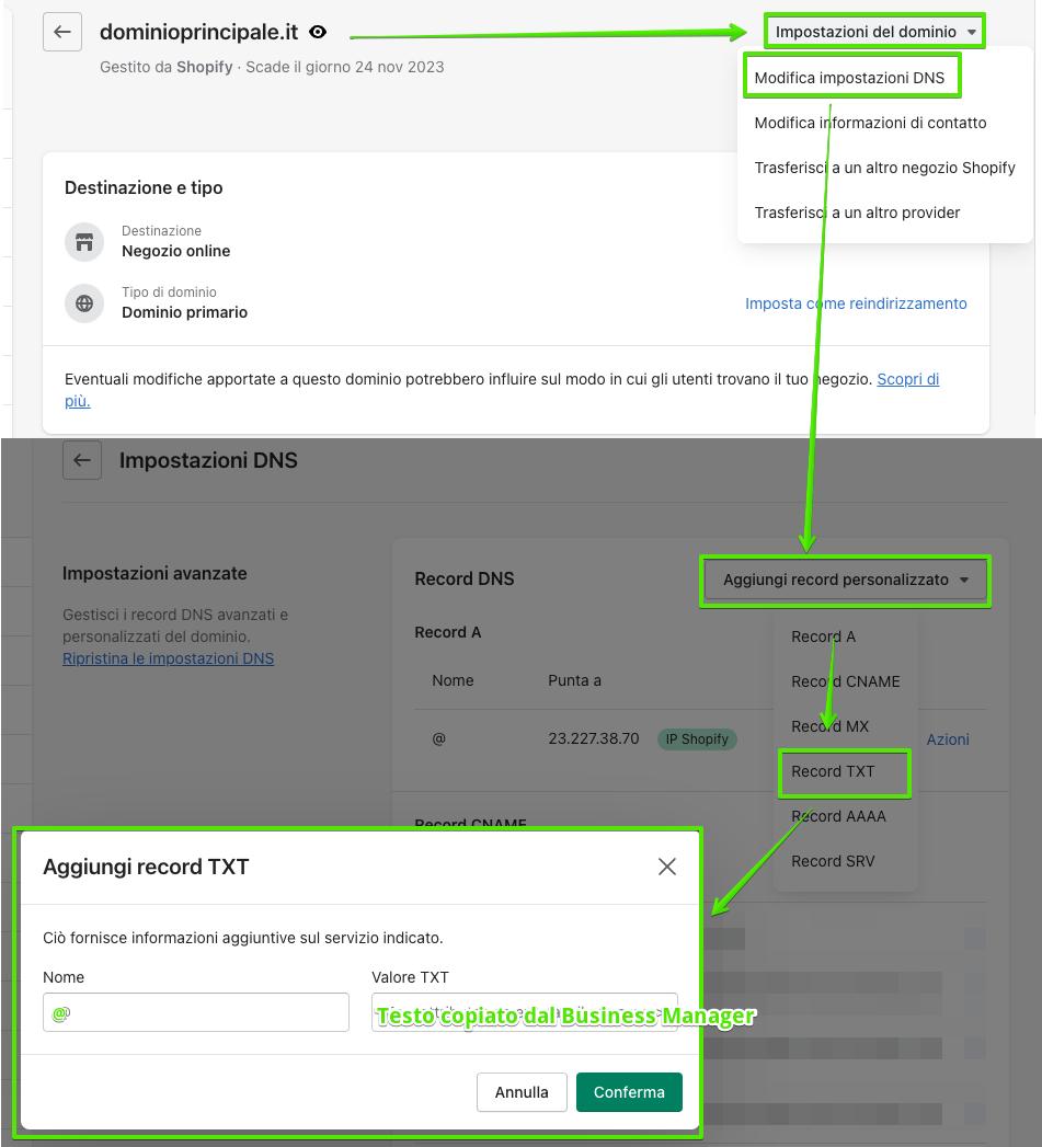 Shopify – Quando La Verifica Del Dominio Su Facebook Non Vuole Funzionare