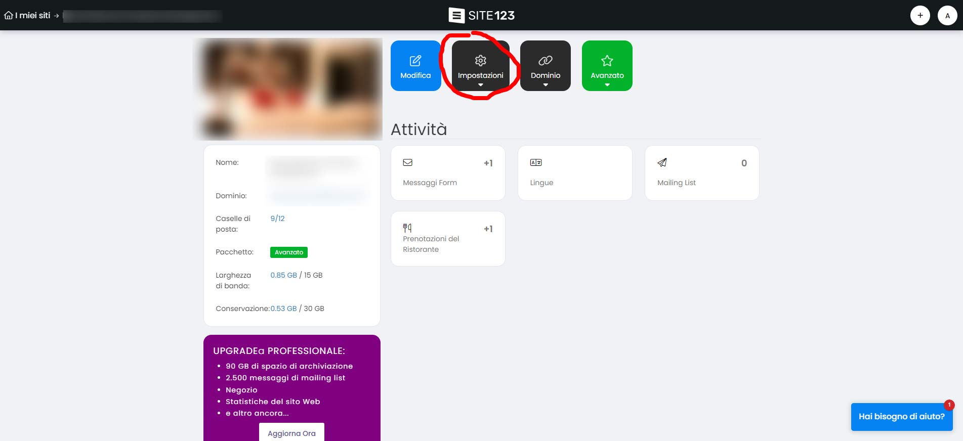 Verifica Del Dominio Per Facebook Per Site123