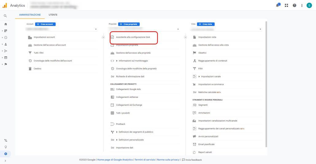 Come Trasferire Una Proprietà Ga4 Collegata Con Una Ga3 In Un Altro Account