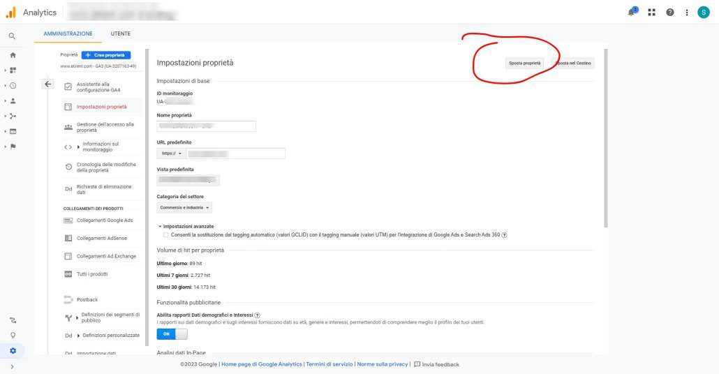 Come Trasferire Una Proprietà Ga4 Collegata Con Una Ga3 In Un Altro Account