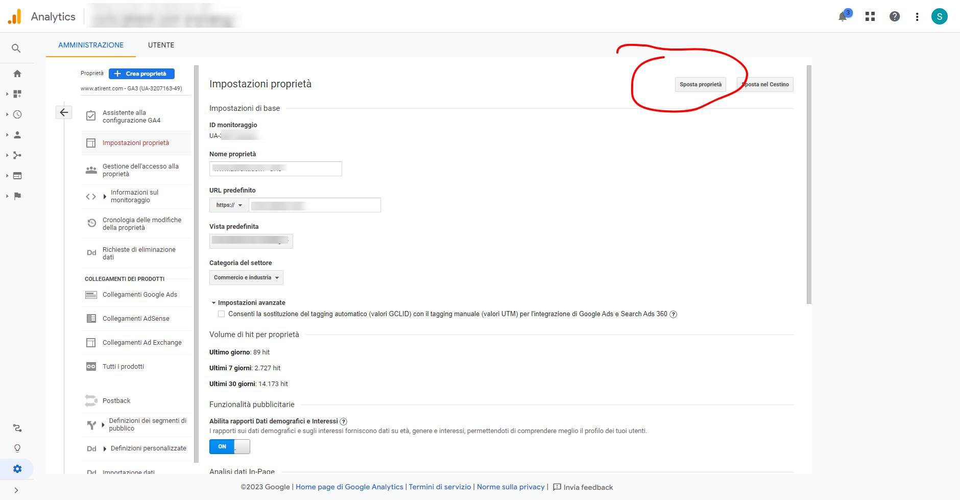 Come Trasferire Una Proprietà Ga4 Collegata Con Una Ga3 In Un Altro Account