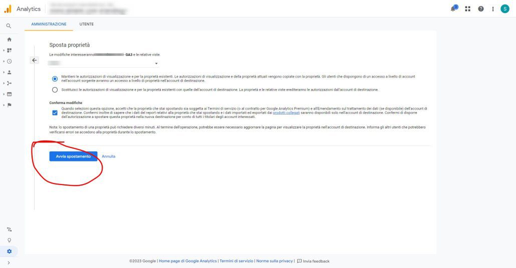 Come Trasferire Una Proprietà Ga4 Collegata Con Una Ga3 In Un Altro Account