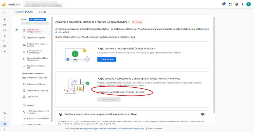 Come Trasferire Una Proprietà Ga4 Collegata Con Una Ga3 In Un Altro Account