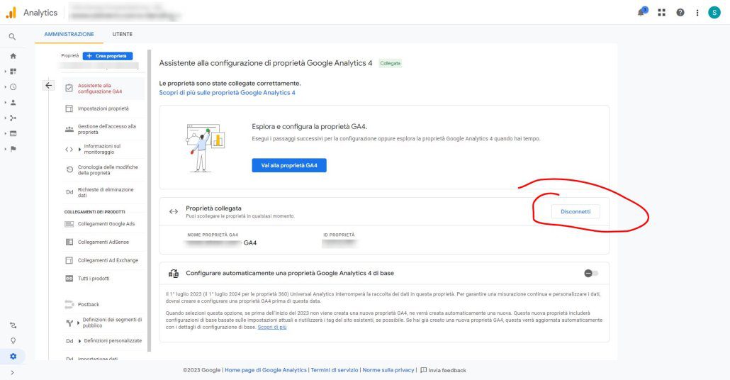 Come Trasferire Una Proprietà Ga4 Collegata Con Una Ga3 In Un Altro Account