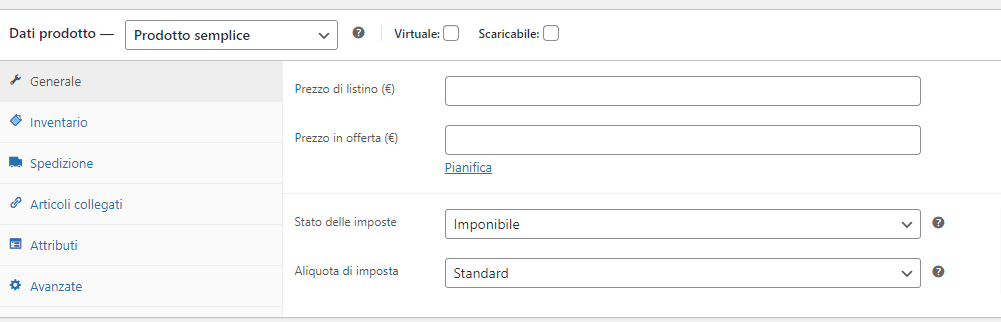 Come Modificare In Blocco Le Impostazioni Fiscali Di Tutti I Prodotti In Woocommerce
