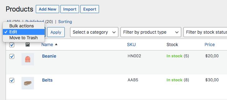 Come Modificare In Blocco Le Impostazioni Fiscali Di Tutti I Prodotti In Woocommerce