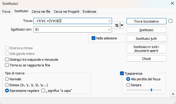 Come Rimuovere Le Righe Dispari In Notepad++