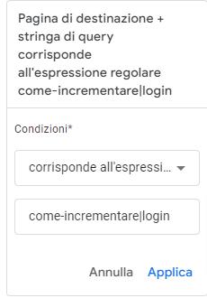 Come Far Funzionare Regex In Ga4