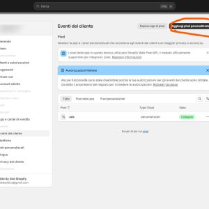 Shopify – Nuovi Tracciamenti Del Checkout