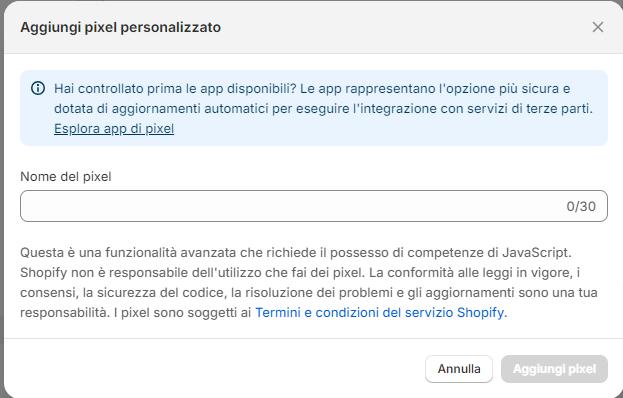 Shopify – Nuovi Tracciamenti Del Checkout