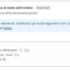Shopify – Nuovi Tracciamenti Del Checkout